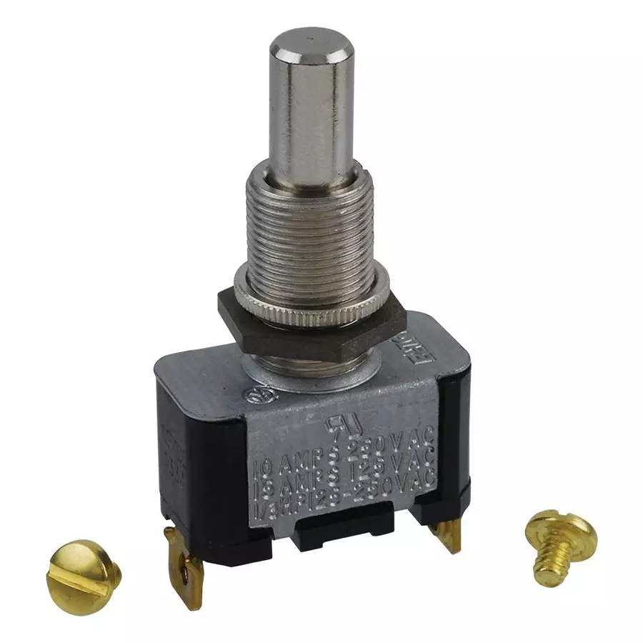 EATON SWITCH, PUSHBUTTON, SPST, 15A, 250V, 8444K3