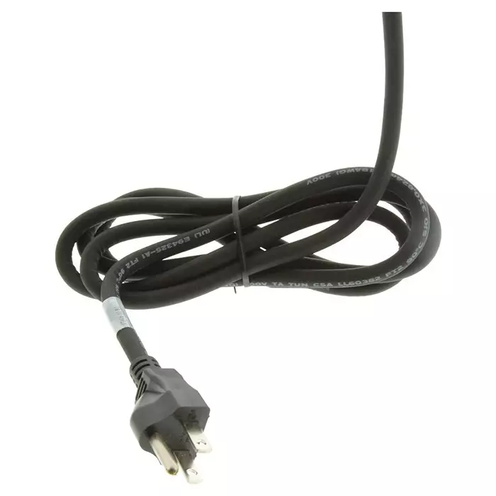 VOLEX POWER CORD, NEMA5-15P, 6FT, 10A, BLACK, 17406