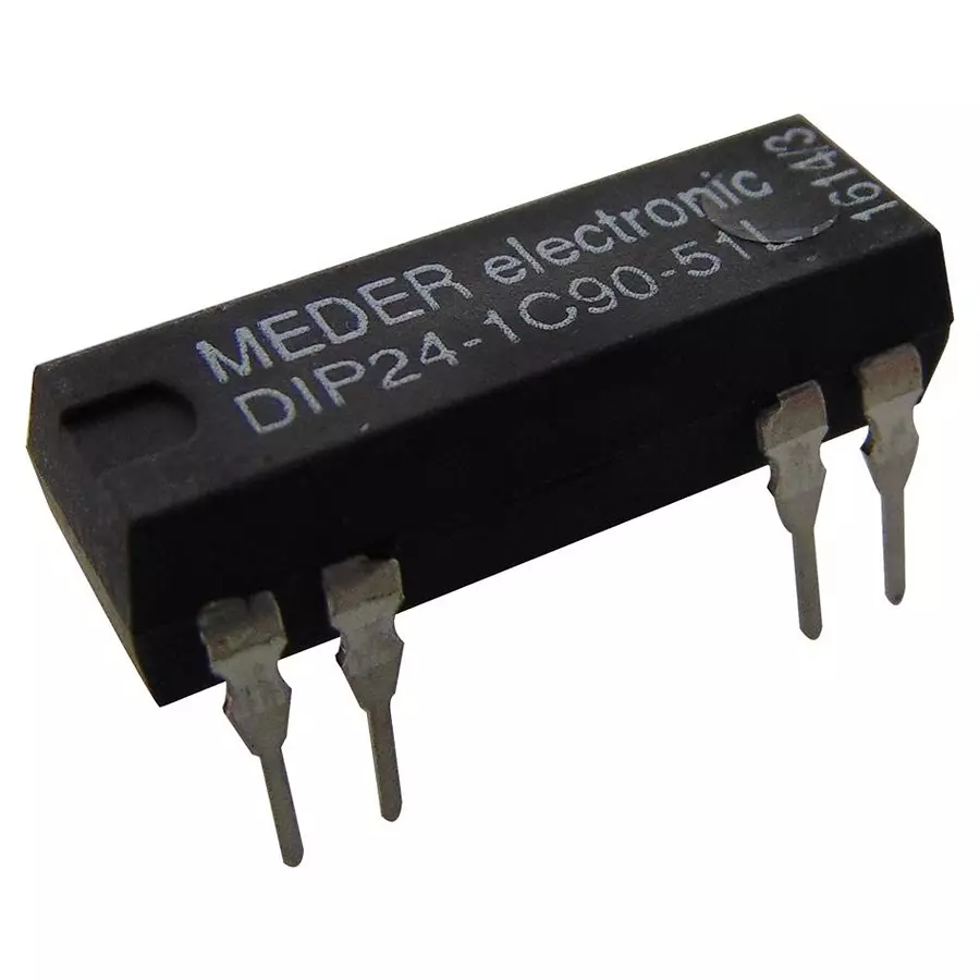 STANDEXMEDER RELAY, REED, SPDT, 100V, 0.2A, THT, DIP24-1C90-51L