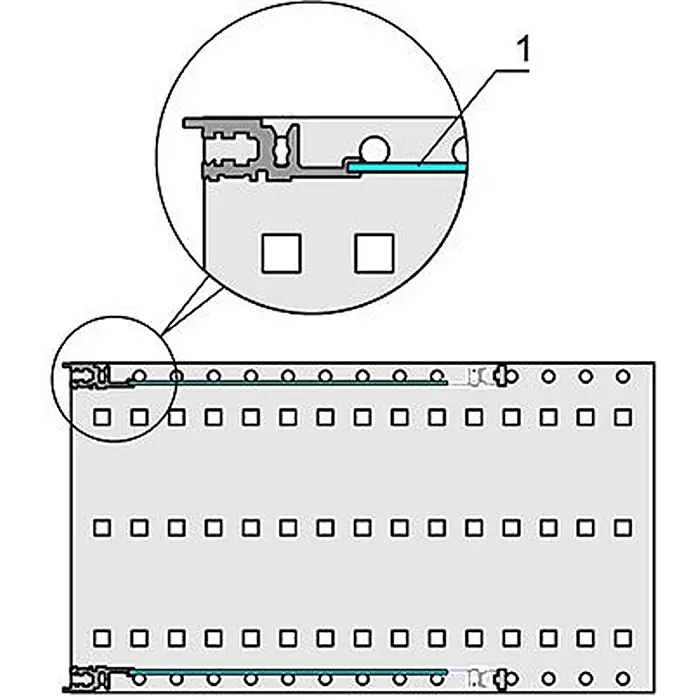 NVENT SCHROFF COVER PLATE, 84HP, 220MM, PK2, 24561-052 (Pack of 2)