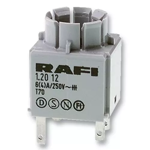 RAFI CONTACT BLOCK, STANDARD, 1NO/1NC, 1.20.122.021/0000