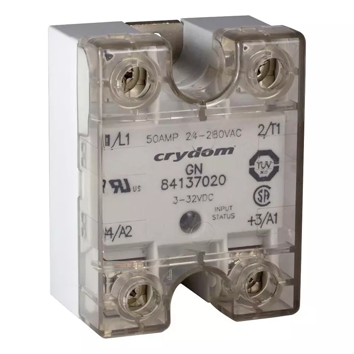 SENSATA/CRYDOM SOLID STATE RELAY, 50A, 90-280VAC, PANEL, 84137021