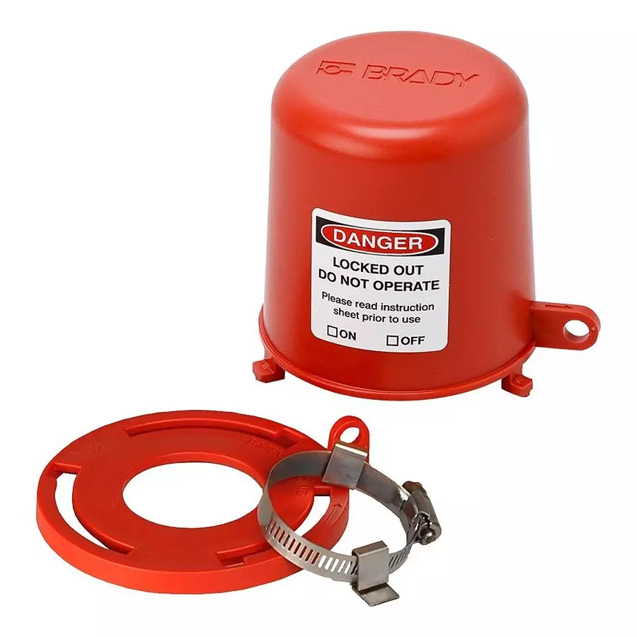 BRADY PLG VALVE/DRINKING FOUNTAIN LCKOUT/4.71", 113233