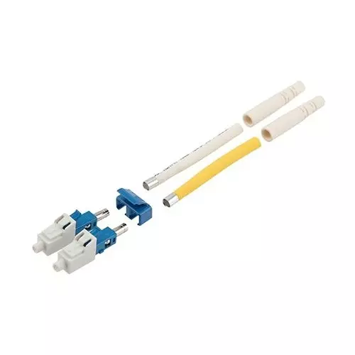 L-COM FIBER OPTIC CONN, LC, DUPLEX, 2MM, FOC-LCSM0220-0SU0