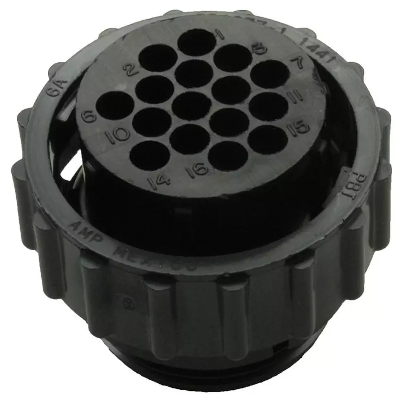 TE CONNECTIVITY Circular Conn, Plug, 24Pos, Crimp, 213851-1