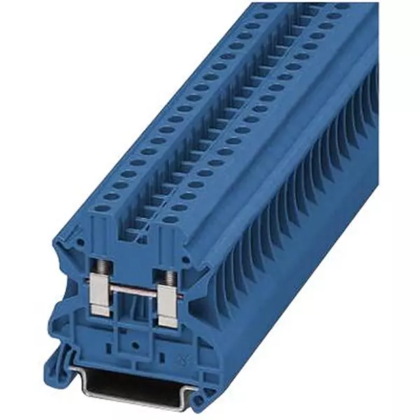 PHOENIX CONTACT DIN Rail Terminal Blocks TERMINAL BLOCK, DIN RAIL, 2POS, 4AWG, 3044115 (Pack of 5)