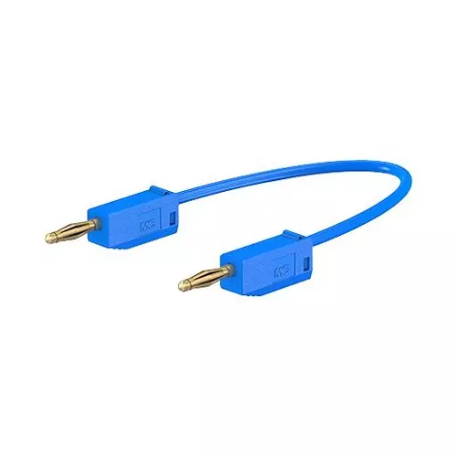 STAUBLI Test Lead, 2mm Banana Plug, 10A, 300mm, 28.0039-030-23