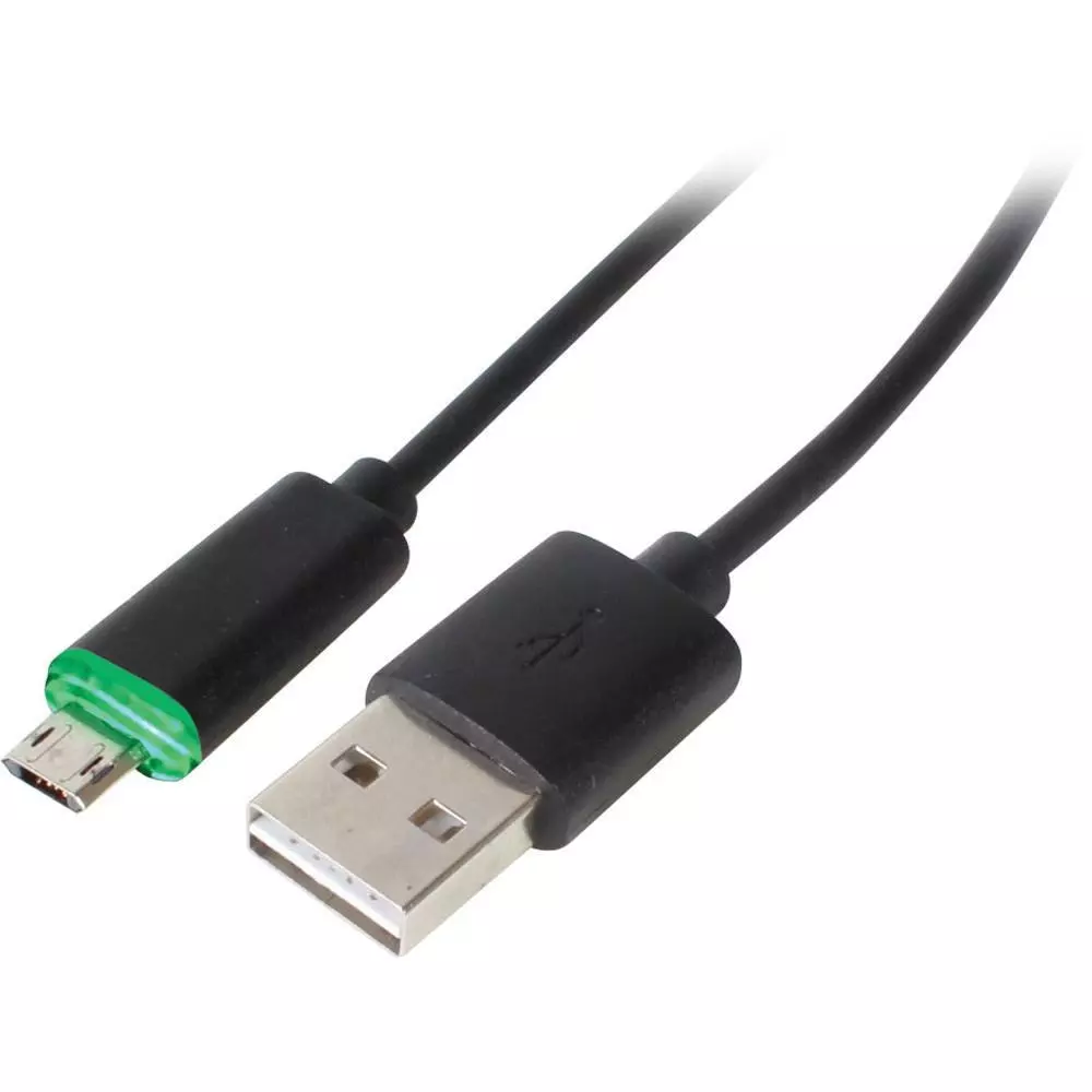 STELLAR LABS COMPUTER PLUS 3 Micro Usb Charging Cable With Indicator Led, SL-USL28