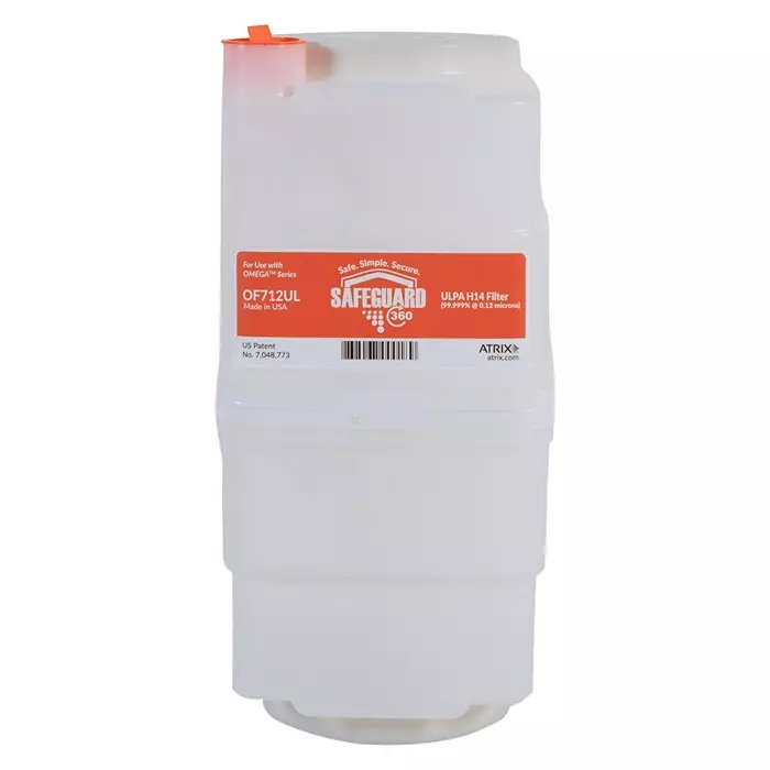 ATRIX INTERNATIONAL Filter, Omega, Ulpa, OF712UL