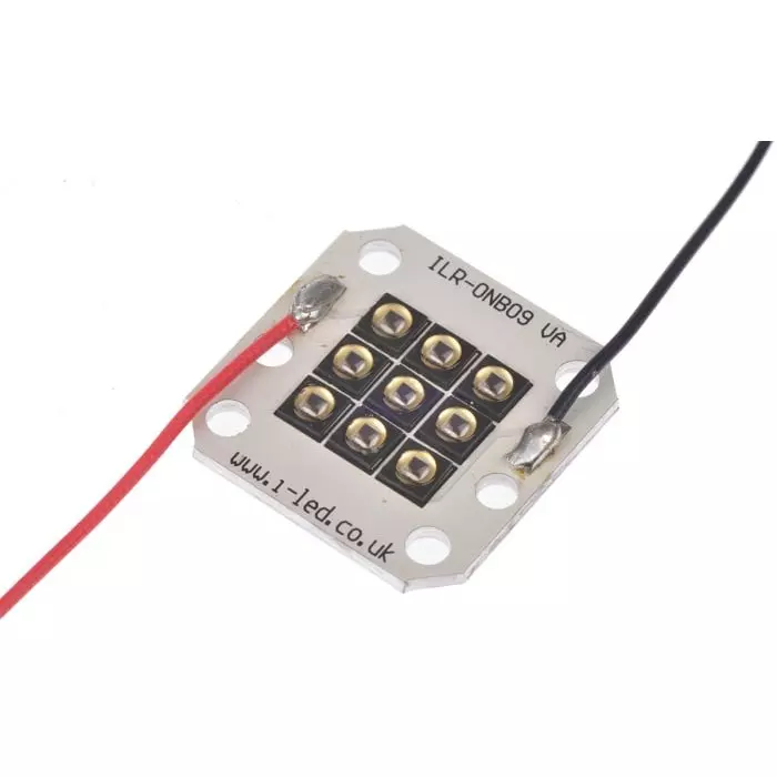 Intelligent LED Solutions Oslon 9 PowerCluster LED Array, 9, ILR-IW09-85SL-SC221-WIR200.