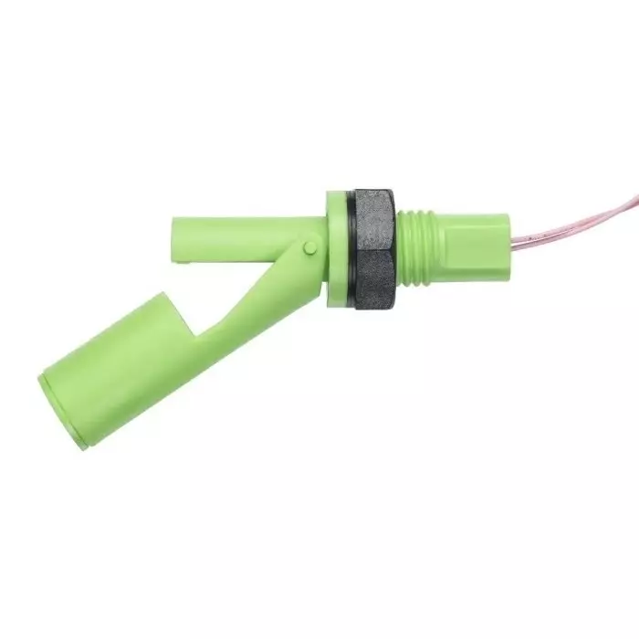 SENSATA / CYNERGY3 RSF40 Series Horizontal Polyvinylidene Fluoride Float Switch 1 m Cable NO/NC 300V AC Max, RSF47H100GG