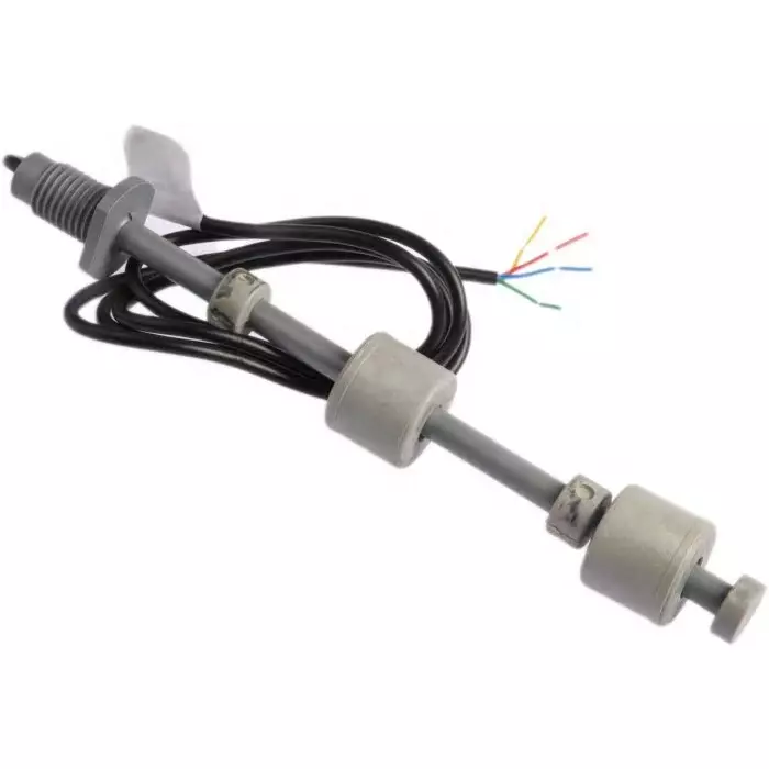 SENSATA / CYNERGY3 RSF66 Series Vertical Polyphenylene Sulfide Float Switch 1 m Cable Direct Load 240V AC Max, RSF66A50A150