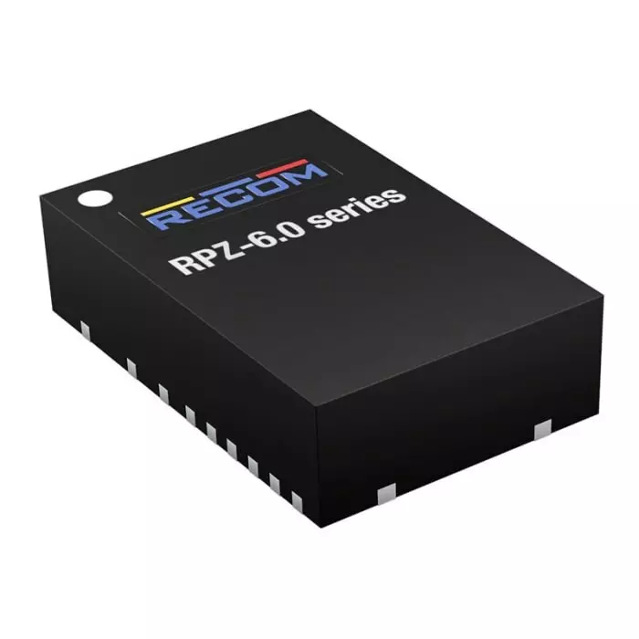 RECOM POWER Switching Regulator Chassis Mount 0.6-6.65V DC Output & 2.27-7V DC Input Voltage, RPZ-6.0-R