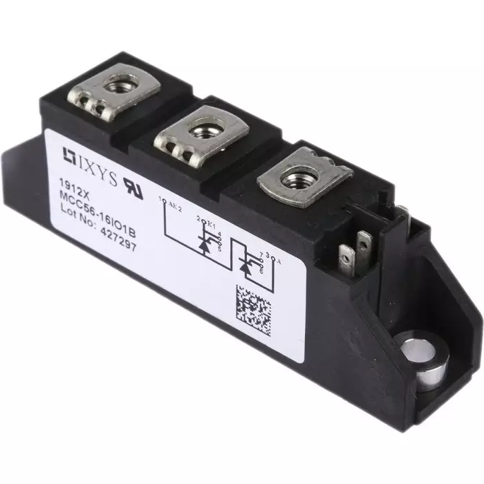 IXYS SEMICONDUCTOR Dual Thyristor Module 1600 V 64A 100 mA, MCC56-16IO1B