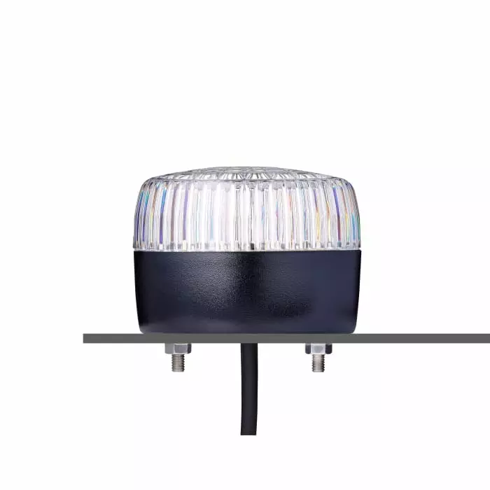 AUER Signal PCL Series Clear Multiple Effect Beacon 230/240 V Horizontal Tube Mounting Vertical LED Bulb IP67, 861504313