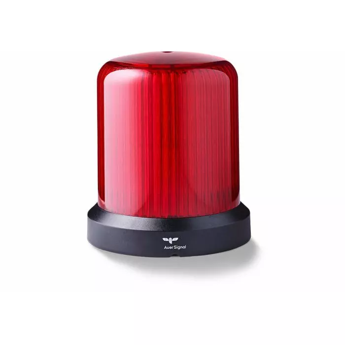 AUER Signal RDMHP Series Red Steady Strobe Beacon Dimming, Flashing, Pulsating & Rotating 12 V DC Horizontal Tube, 850522004
