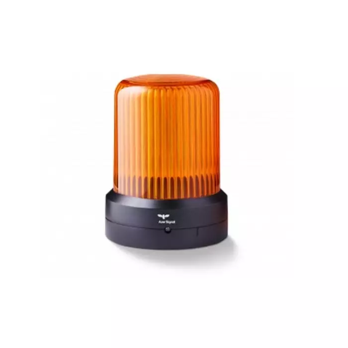 AUER Signal RDM Series Amber Steady Strobe Beacon Dimming, Flashing, Pulsating & Rotating 110-240 V AC Base Mount, 850511313RBL