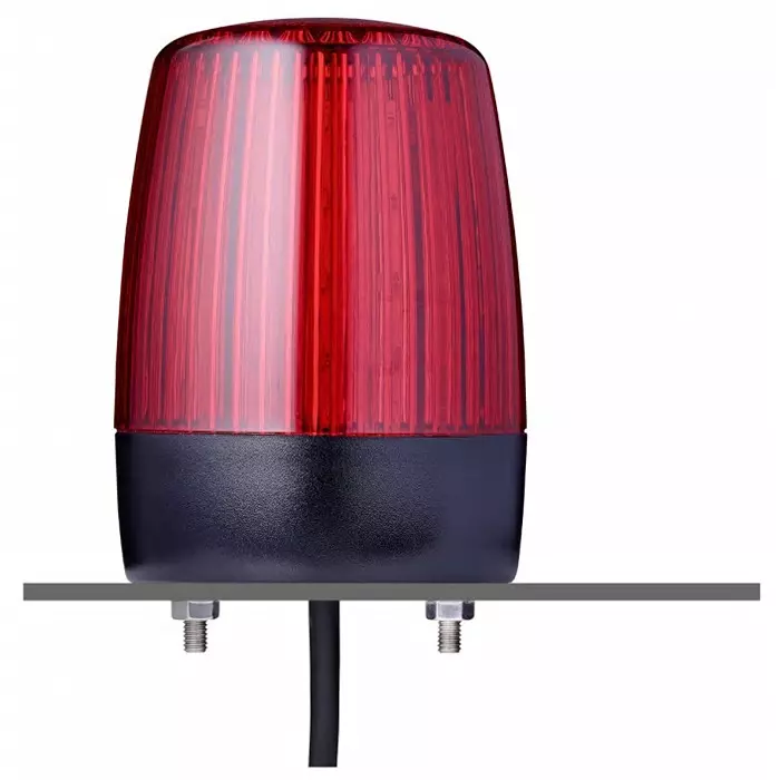 AUER Signal PCH Series Red Multiple Effect Beacon 24 V AC/DC Surface Mount LED Bulb IP66 IP67, 860502405