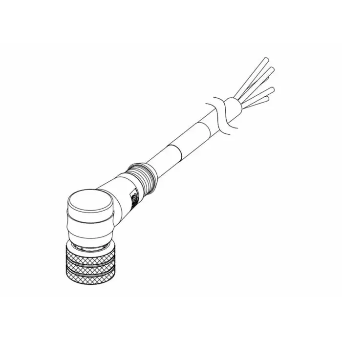 Brad from Molex 4 Way M12 to Unterminated Sensor Actuator Cable 10m, 1200658194