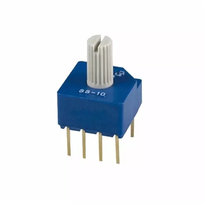 NIDEC COPAL ELECTRONICS GMBH Rotary Coded DIP Switch 100 mA 5 V DC, SS-10-23NP-L-E
