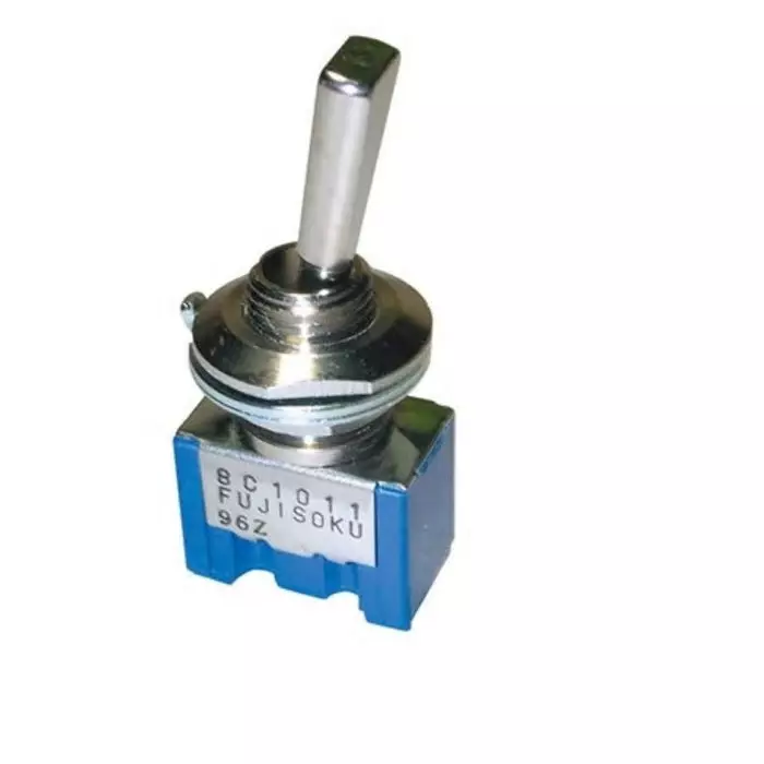 NIDEC COPAL ELECTRONICS GMBH Toggle Switch PCB Mount On-Off-On DPDT Solder Terminal, 8C2021-Z