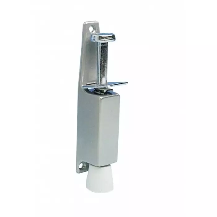 Guitel Hervieu Steel Grey Door Stopper 27 mm Diameter 180 mm Long, 403534