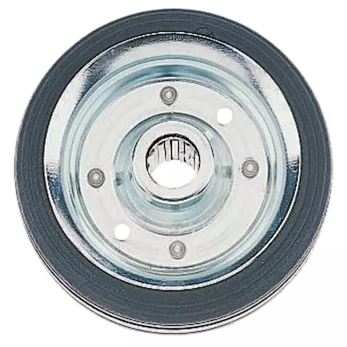 Guitel Hervieu Rubber Trolley Wheel 250 Kg Roller Bearing