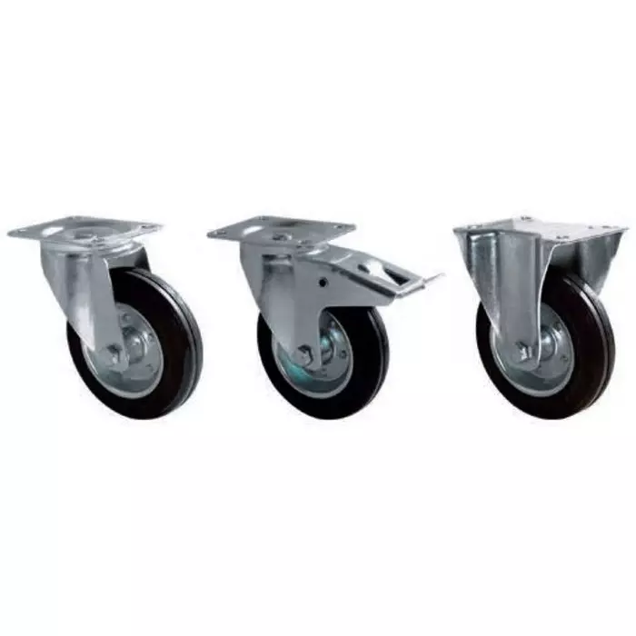 Guitel Hervieu Fixed Castor Wheel 175 Kg Capacity 160 mm Wheel, 5181802