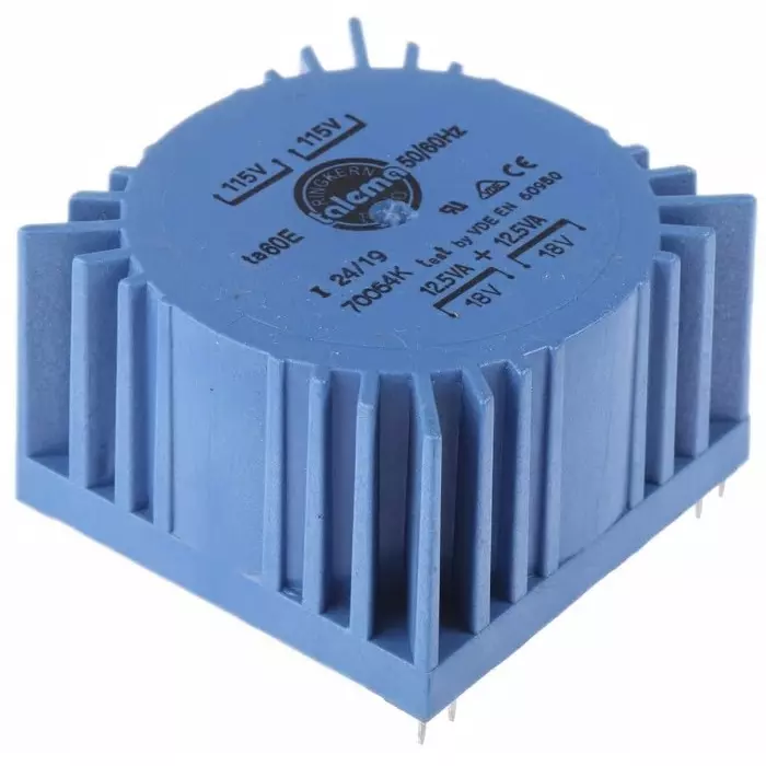 Nuvotem Talema Toroidal Transformer 115 V AC 230 V AC 2 x 18V AC 25VA 2 Output, 70064K