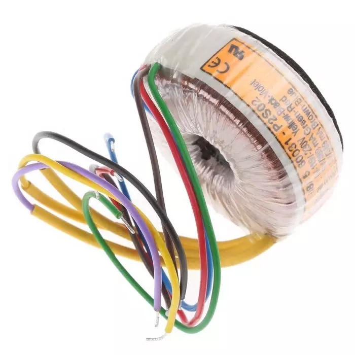 Nuvotem Talema Toroidal Transformer 115 V AC 230 V AC 2 x 9V AC 7VA 2 Output, 60031