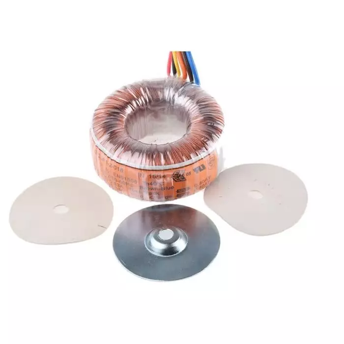 Nuvotem Talema Toroidal Transformer 230V AC 2 x 18V AC 30VA 2 Output, 0030P1-2-018