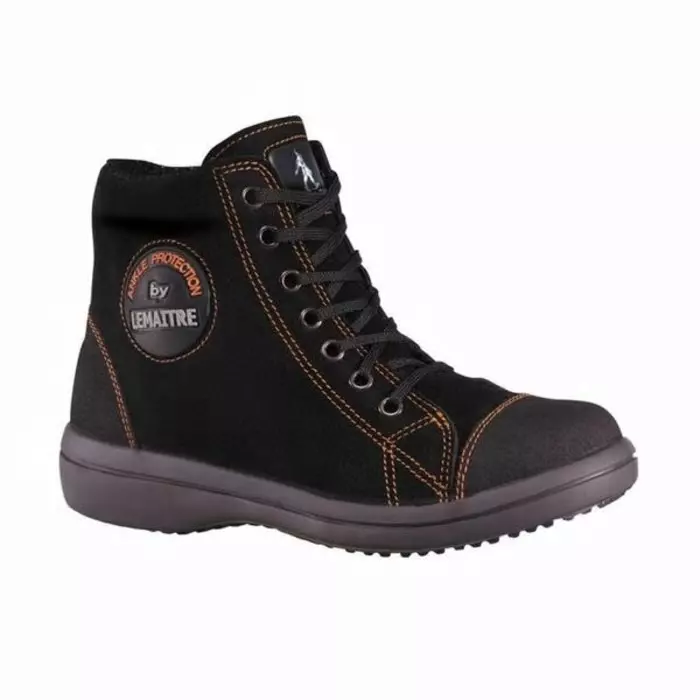 LEMAITRE SECURITE VITAMINE Black Steel Toe Capped Womens Safety Boots EU 37, VIHNS30NR37 (1 Pair)