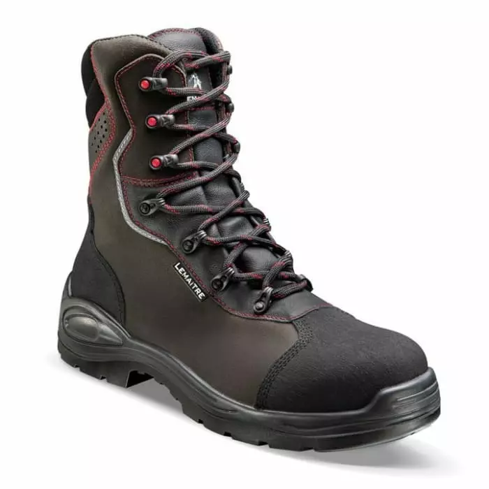 LEMAITRE SECURITE ADVENTURE S3 Black Composite Toe Capped Unisex Safety Boots UK 13 EU 48, ADVES30BFSN48 (1 Pair)