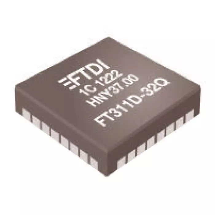 FTDI USB Controller USB 1.1 USB 2.0 3.3 V 32-Pin QFN, FT311D-32Q1C-R (Pack of 3000 Pcs)