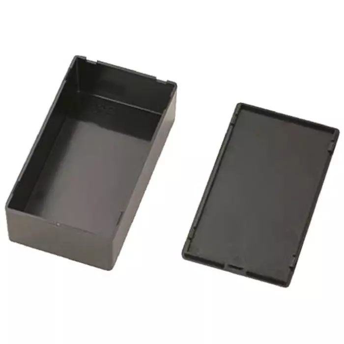 Takachi Electric Industrial SW Series Black ABS Enclosure Black Lid 125x70x40 mm, SW-125B