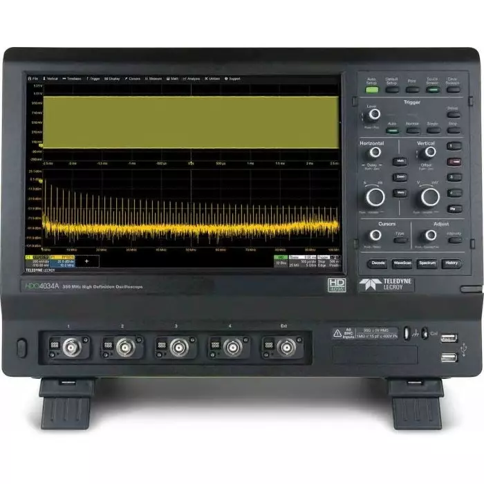 Teledyne LeCroy Bench Oscilloscope 350 MHz 4 Analogue Channels - UKAS Calibrated, HDO4034A