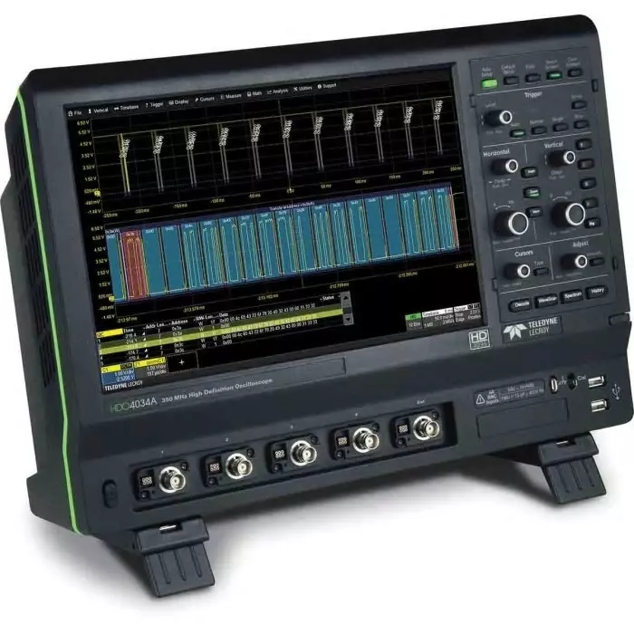 Teledyne LeCroy Bench Oscilloscope 350 MHz 4 Analogue Channels - UKAS Calibrated, HDO4034A