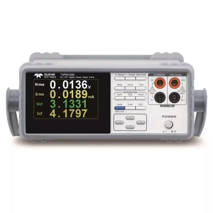 Teledyne LeCroy Power Meter 2 W Max 25A AC Max with RS Calibration, T3PM1006