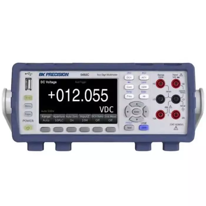 BK Precision Bench Digital Multimeter True RMS 10A AC Max 10A DC Max 750V AC Max - UKAS Calibrated, BK5492C