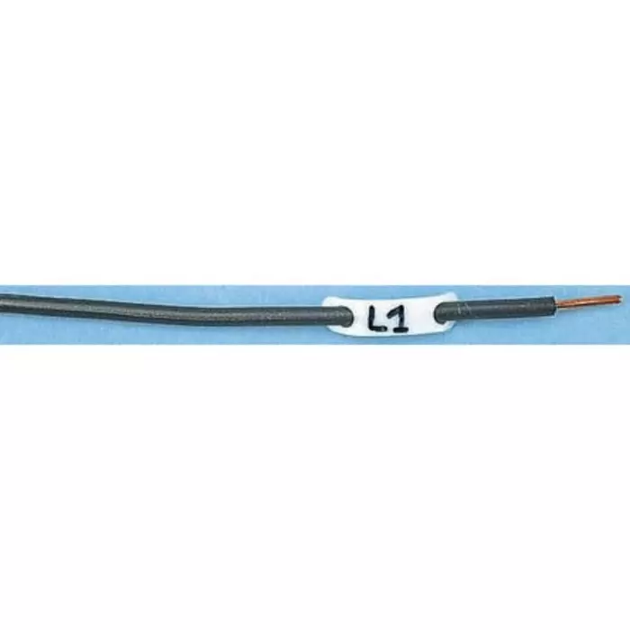 SES Sterling Slide On Cable Marker White, 07380030001