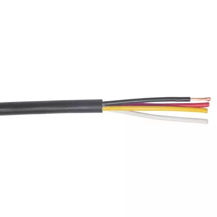 S2Ceb-Groupe Cae 4 Core Speaker Cable 2.5 mm² CSA 10.25mm O.D 100m Black, FHP425