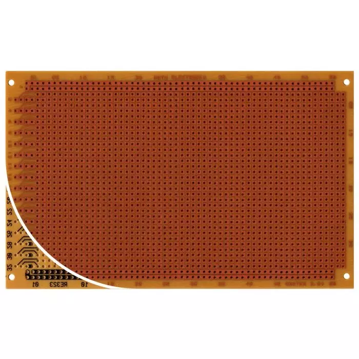 Roth Elektronik Single Sided DIN 41612 D/E/F Eurocard PCB FR2 With 32 x 55 1mm Holes, 2.54 x 2.54mm Pitch, 160 x 100 x 1.5mm, RE323-HP