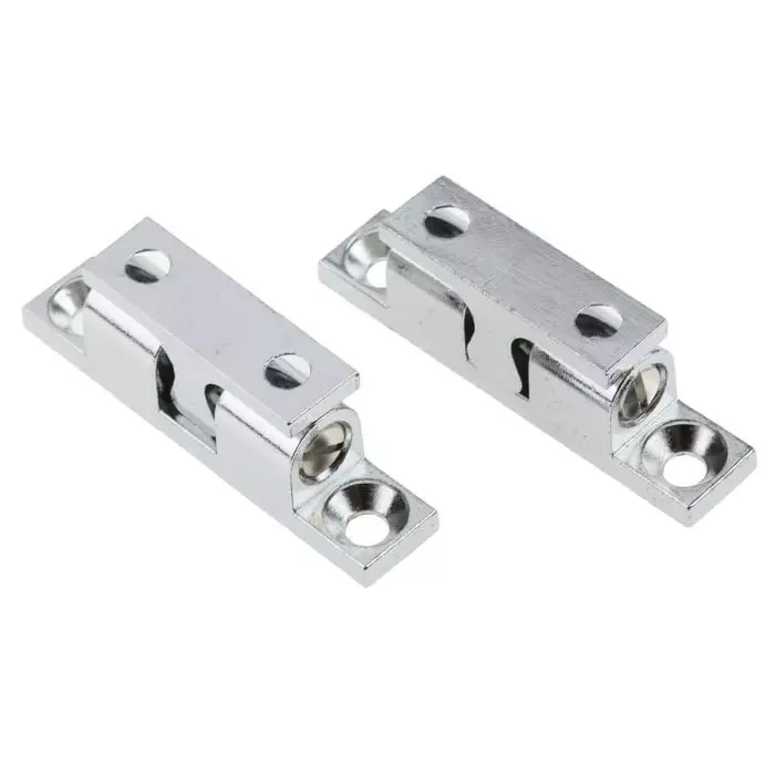Pinet Ball Catch 50 x 10mm 4.2mm Fixing Hole Size, 1674212
 (1 Pair)