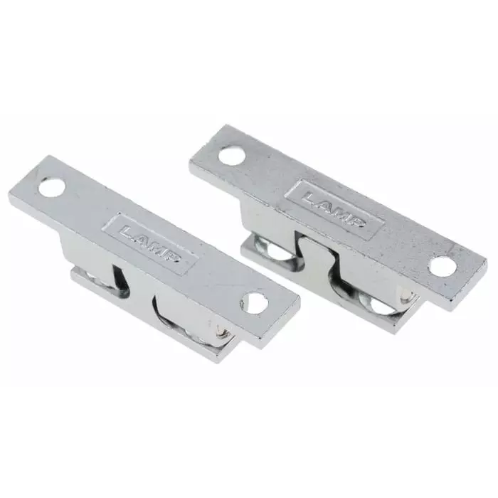 Pinet Ball Catch 50 x 10mm 4.2mm Fixing Hole Size, 1674212
 (1 Pair)