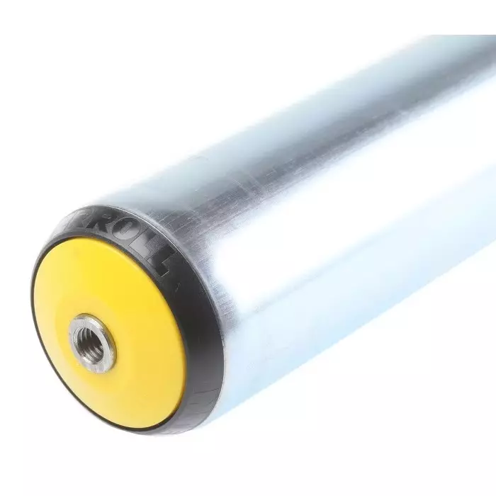 Interroll Round Conveyor Roller Female 50mm Dia. x 350mm L 3000N Load Capacity 12mm Spindle 360mm Overall Length, RD-17X3JAALAE RL350