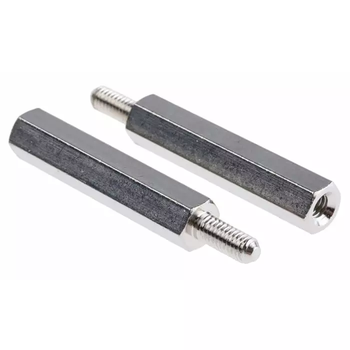 ESSENTRA COMPONENTS Standoff M4 Thread 35 mm Body Brass Male/Female, HTSB-M4-35-7-2