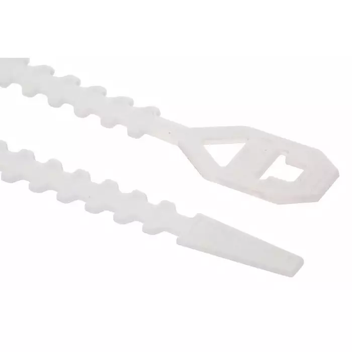 ESSENTRA COMPONENTS Cable Tie Releasable 99x6.4 mm Natural PP, HT-3.9