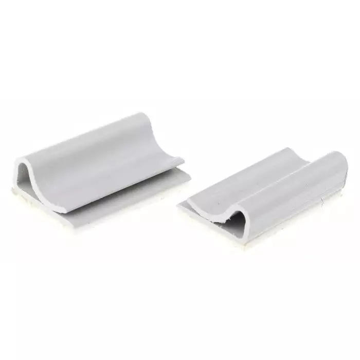 ESSENTRA COMPONENTS White Noryl C Clamp, CFCC-03-RT