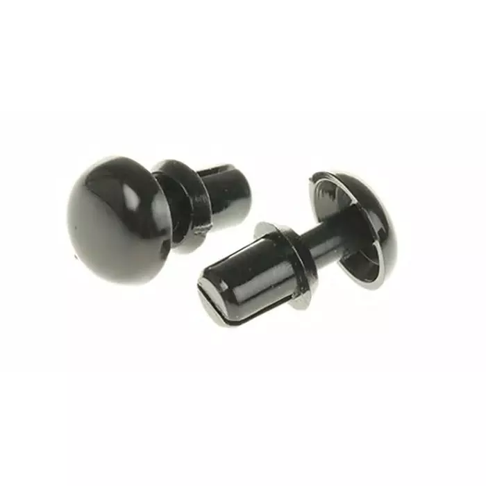 ESSENTRA COMPONENTS Nylon Snap Rivet 2.6 mm, Black
