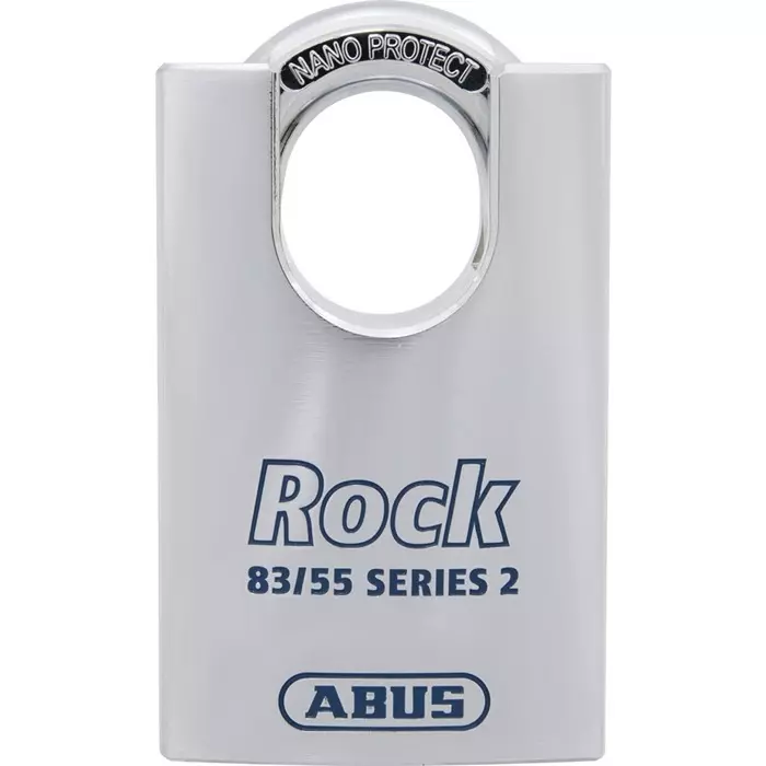 ABUS Key Weatherproof Hardened Steel Padlock 11 mm Shackle, 52463